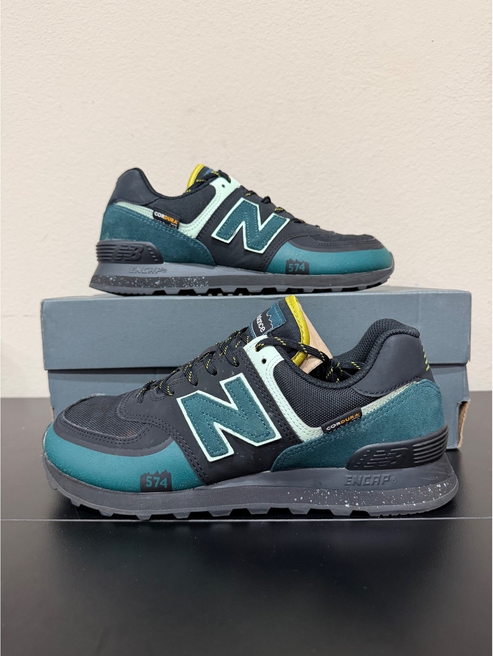 Size 8 - New Balance 574T “Black Trek”